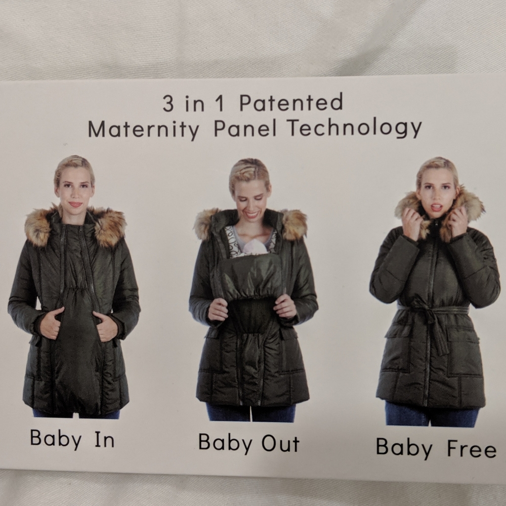 - Modern eternity maternity coat size medium